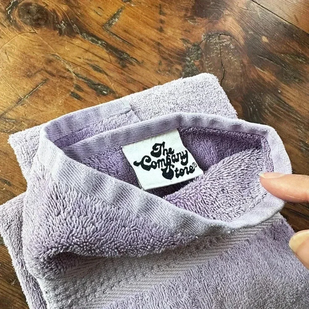 The Company Store Lavender Cotton Hand Towels Set of 2